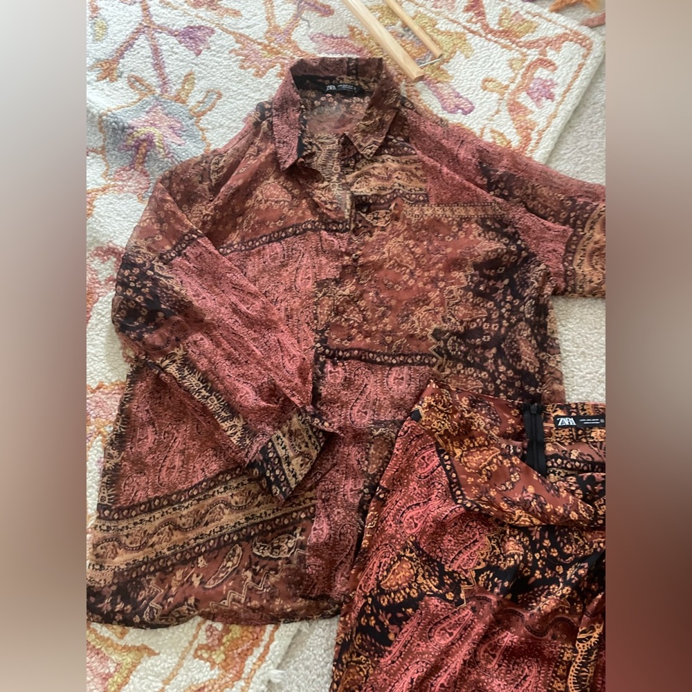 Matching Zara Paisley Skirt Set - Picture 5 of 5